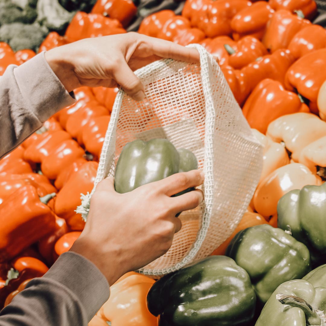 Poly mesh best sale bags for produce